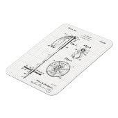 Vintages Skipolster-Patent Magnet (Linke Seite)