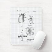 Vintages Skipolster-Patent Mousepad (Mit Mouse)