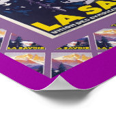 Vintages Skiposter, Frankreich, La Savoie Poster (Ecke)