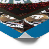 Vintages Skiposter, Frankreich, Tour de Mont Blanc Poster (Ecke)