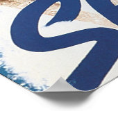 Vintages Skiposter Poster (Ecke)