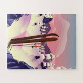 Vintages Skiposter Puzzle (Horizontal)