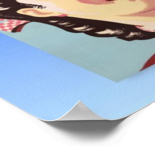 Vintages Skiposter, Quebec, Winterwunderland Poster (Ecke)