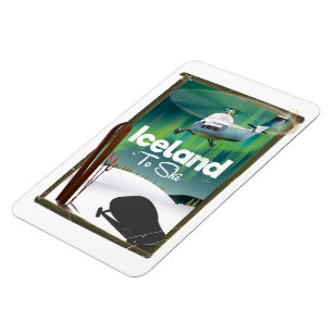 Vintages Skipposter in Island Magnet