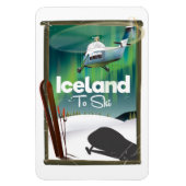 Vintages Skipposter in Island Magnet (Vertikal)