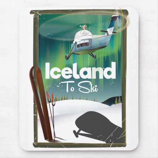 Vintages Skipposter in Island Mousepad (Vorne)