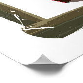 Vintages Skipposter in Island Poster (Ecke)