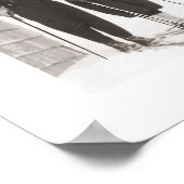 Vintages Skizentrum, Foto der Gruppe Poster (Ecke)