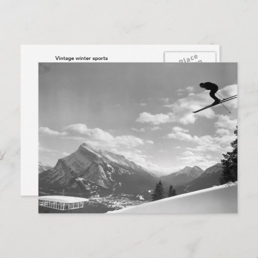 Vintages Skizzenbild, Luftfliegen Postkarte (Vorne/Hinten)