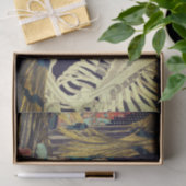 Vintages Skull-Decoupage-Tissue Paper Seidenpapier (Geschenk)