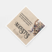 Vintages Skull Pirate-Thema Serviette (Ecke)