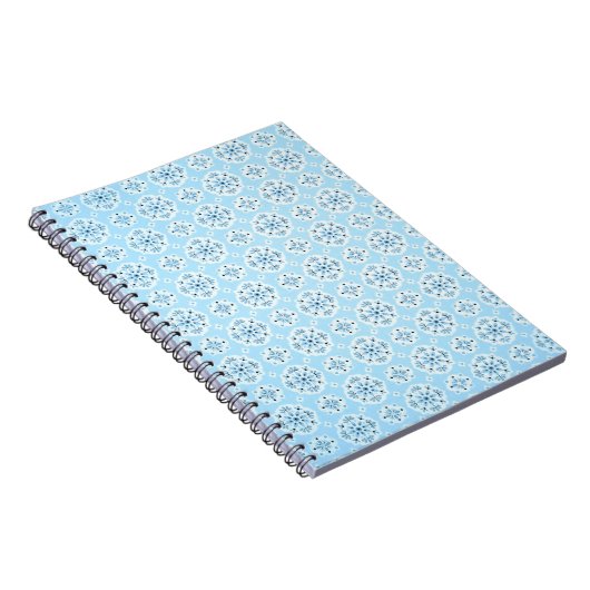 Vintages Sky Blue Notebook Notizblock (Rechte Seite)