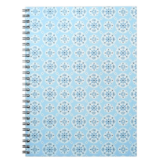 Vintages Sky Blue Notebook Notizblock (Vorderseite)