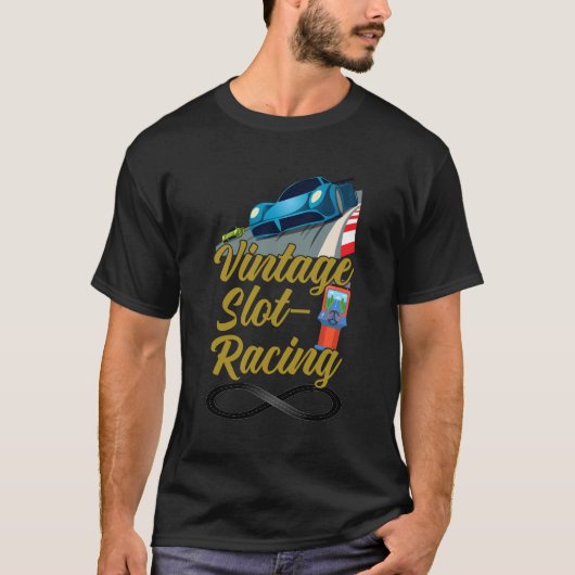 Vintages Slot Racing T-Shirt (Vorderseite)