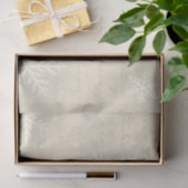 Vintages Snowflake Script Winter Decoupage Seidenpapier (Geschenk)