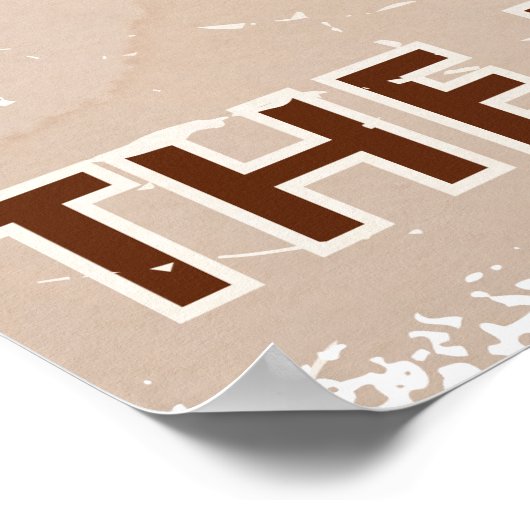 Vintages Soda Poster (Ecke)