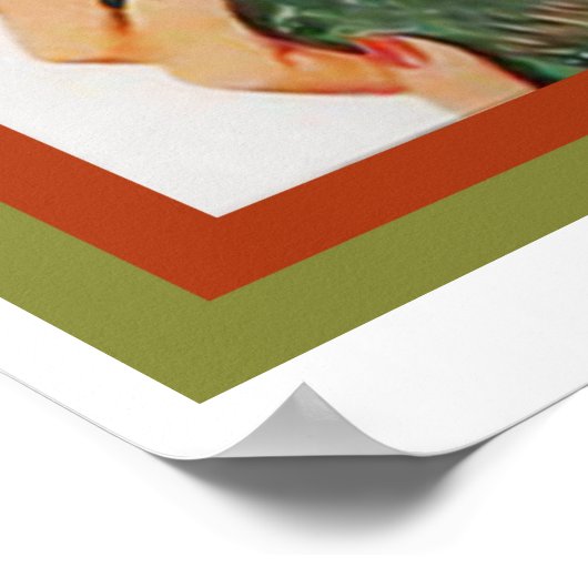 Vintages Soda-Werbeplakat Poster (Ecke)