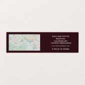 Vintages Sofa, Lila Boho Chic, Antiquitätenhändler Visitenkarten (Innenseite Aufgefaltet)