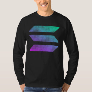 Vintages Solana Crypto-MünzToken Kryptowährung WA T-Shirt