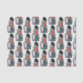 Vintages Soldat-Kinderweihnachtsgewebe Seidenpapier