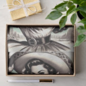 Vintages Sombrero-Button Seidenpapier (Geschenk)