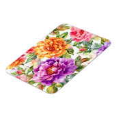 Vintages Sommerblutlicht Florals Magnet (Linke Seite)