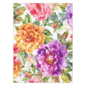 Vintages Sommerblutlicht Florals Tischdecke (Vorderseite)
