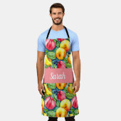 Vintages Sommerkollektor Schürze (Getragen)