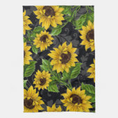 Vintages Sonnenblumemuster Küchentuch (Vertikal)