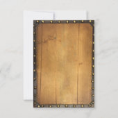 Vintages Sonnenblumen Country Brautparty Bingo Spi (Rückseite)