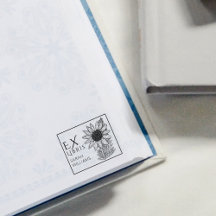 Vintages Sonnenblumenbuch Ex Libris