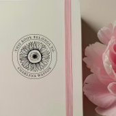 Vintages Sonnenblumenbuch Gummistempel