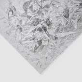 Vintages Sonnenblumenfeld schwarz und weiß gestört Seidenpapier (Ausschnitt)