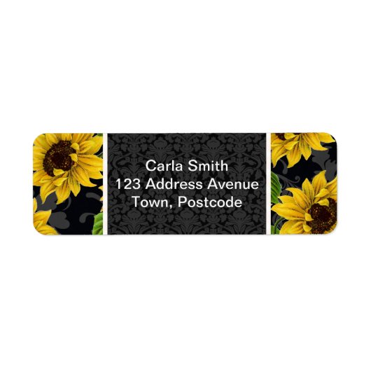 Vintages Sonnenblumenmuster (Vorne)