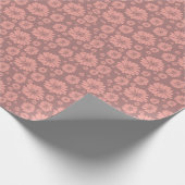 Vintages Sonnenblumenmuster Geschenkpapier (Ecke)