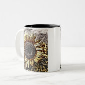 Vintages Sonnenblumenwerk #4 - Tasse (Vorderseite Links)