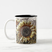 Vintages Sonnenblumenwerk #4 - Tasse (Links)