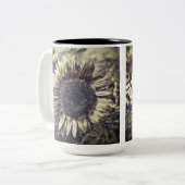 Vintages Sonnenblumenwerk Nr. 3 - Tasse (Vorderseite Links)