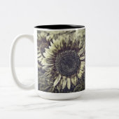 Vintages Sonnenblumenwerk Nr. 3 - Tasse (Links)