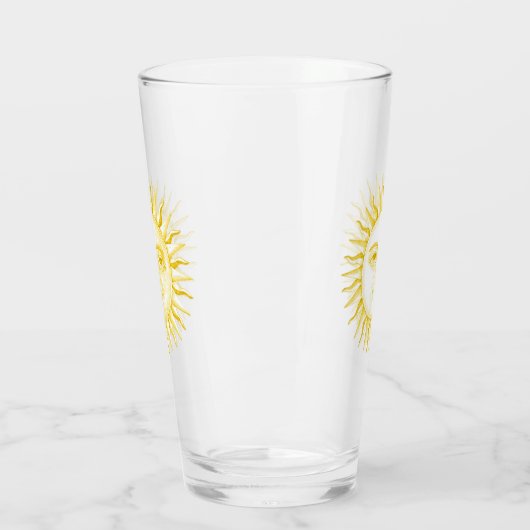 Vintages Sonnenglas Glas (Links)