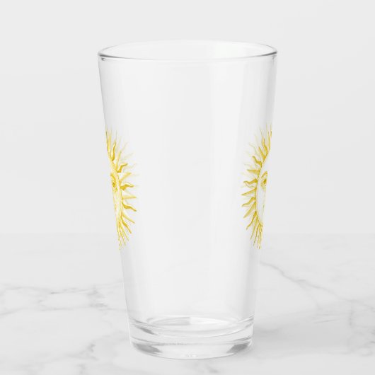 Vintages Sonnenglas Glas (Rechts)