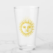 Vintages Sonnenglas Glas (Vorderseite)