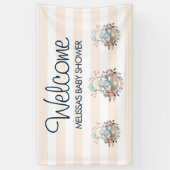 Vintages Sonnenlicht in einer Dress Baby-Dusche Banner (Vertikal)