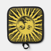 Vintages Sonnenlicht Topflappen (Vorderseite)