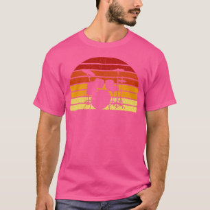 Vintages Sonnenschutzmittel für Drummer und Perc T-Shirt