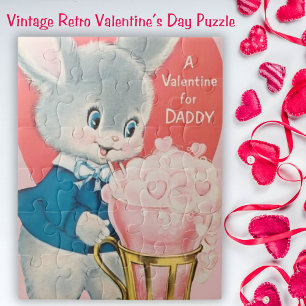Vintages Sonnenwunder für Daddy Retro Puzzle