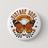 Vintages Soul Butterfly Button (Vorderseite)