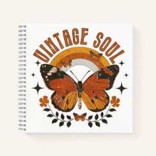 Vintages Soul Butterfly Journal Notizblock