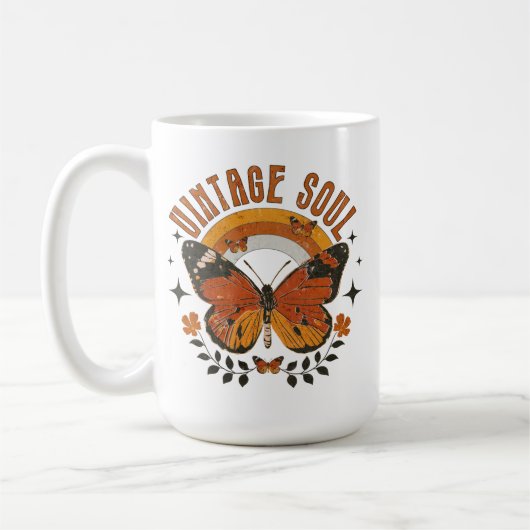 Vintages Soul Butterfly Kaffeetasse (Links)