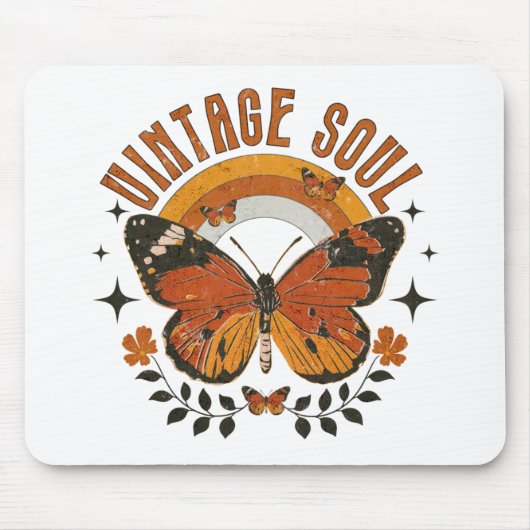 Vintages Soul Butterfly Mousepad (Vorne)